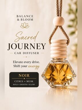 Sacred Journey Car Diffuser | Noir